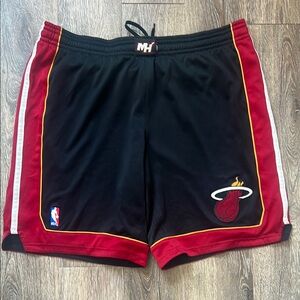 Men’s Miami Heat Black Authentic Road Game Shorts